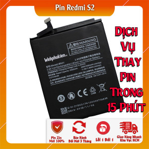 Pin Webphukien cho Xiaomi Redmi S2  Việt Nam (BN31) - 3080mAh 